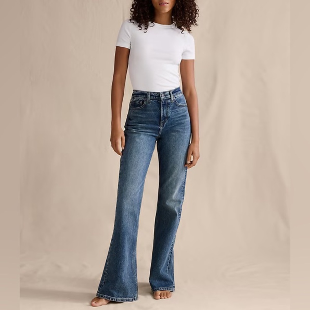 NWOT Banana Republic High Rise Relaxed Bootcut Jeans size 26 - Picture 7 of 11